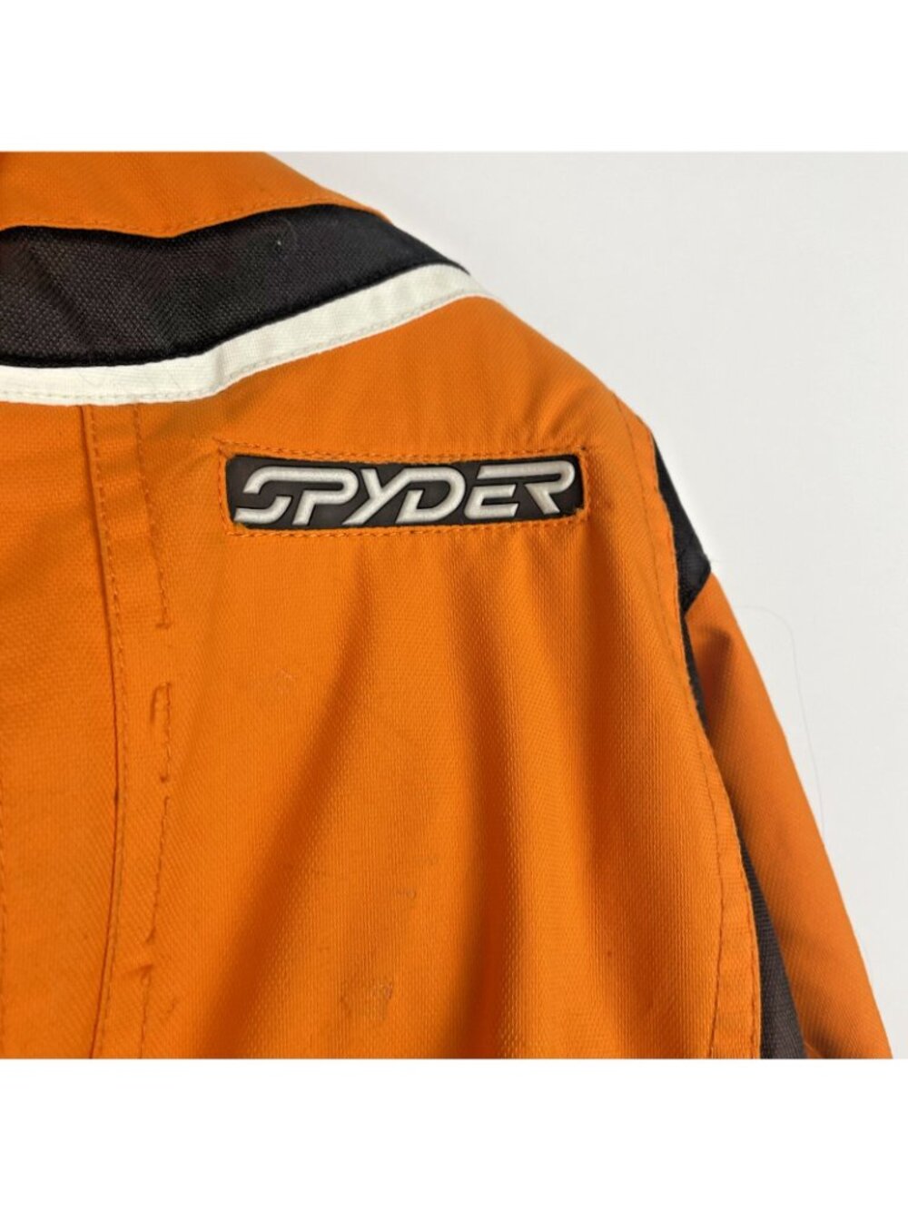 Spyder Kids Ski Snow Jacket โ Size 16, Orange/Black Performance Outerwear - Picture 3 of 8